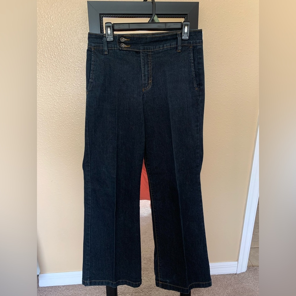 Faded Glory Midnight Blue Wide Leg Jeans